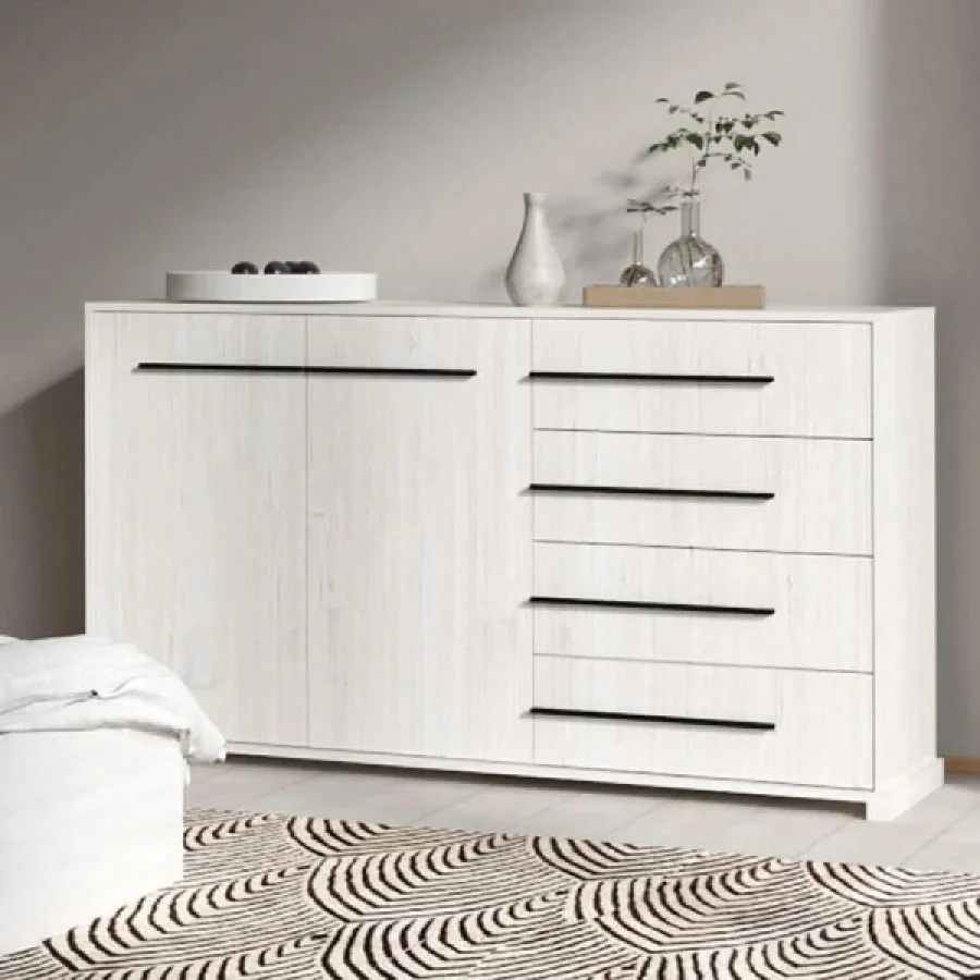 Add to Wish List Chest of drawers STEMMA KOM2D4S, white
